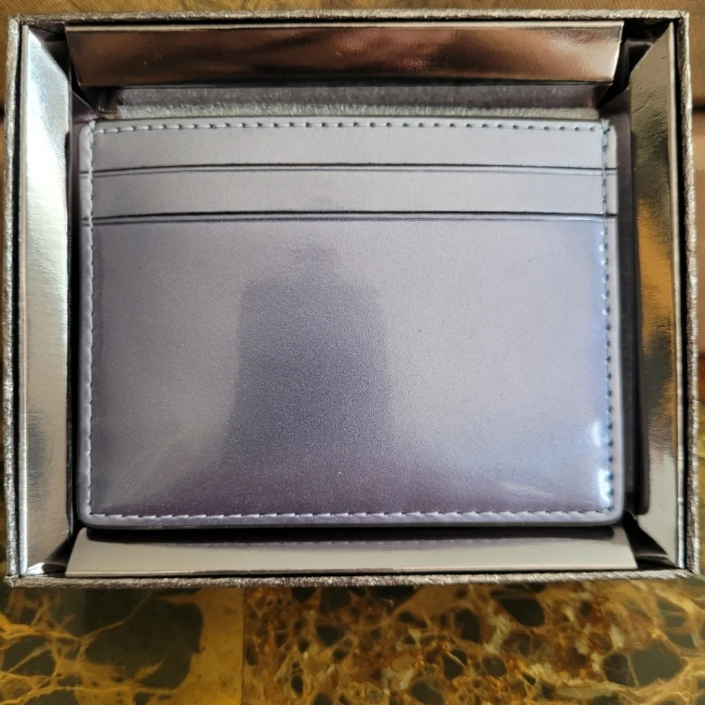Kate Spade New York Lavender Metallic Card Holder